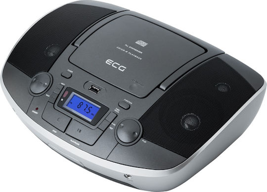 ECG CDR 1000 U Portable Sound System with CD MP3 USB Radio Black