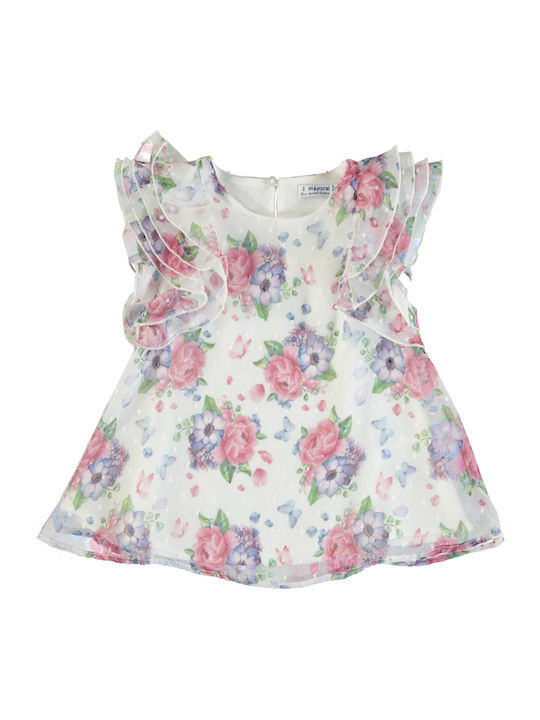 Kids' Tunic Sleeveless Multicolour flowers