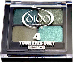 Dido Cosmetics 4 Colour Eye Shadow Palette with...