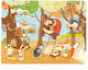 Holz Kinder Steckpuzzle Wald 8pcs Andreu Toys