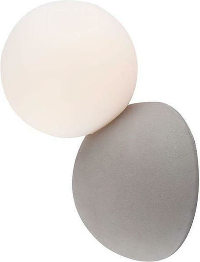 Aca Venus Modern Lamp Wall with Socket G9 White 19x12x12cm