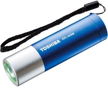 Toshiba Flashlight LED with Maximum Brightness 85lm KFL-403M(L) C BP Blue Blue