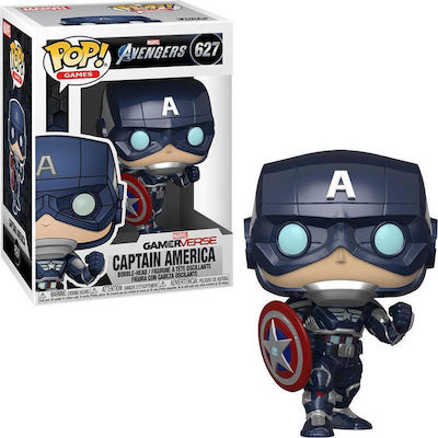 Funko Pop! Spiele: Avengers - Captain America (Marvel Gamer-Universum) 627 Wackelkopf