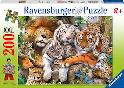 Kinderpuzzle Big Cat Nap 200pcs Ravensburger