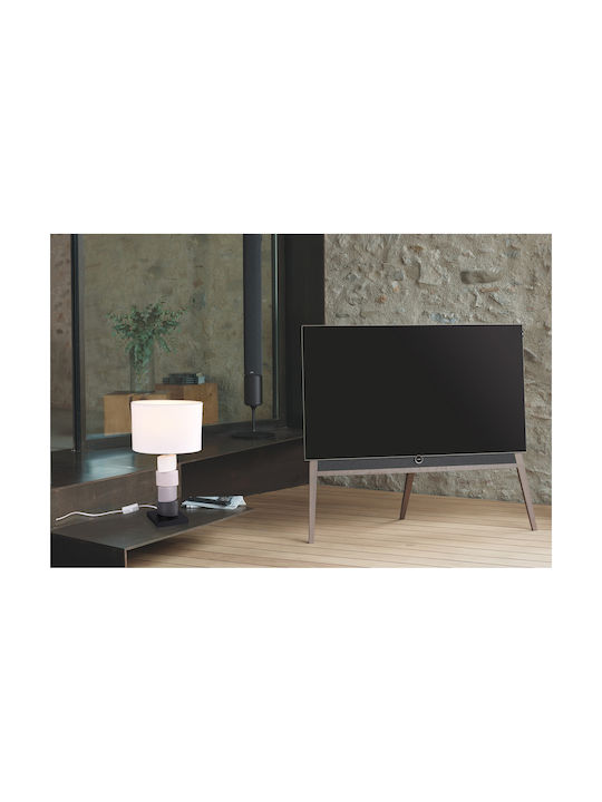 Trio Lighting Kano Циментова Настолна лампа за Цокъл E27 с Бял Абажур и Многоцветна Основа