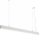 Rendl Light Studio Pesante 35 Pendant Light LED Rail with Warm White Light Silver