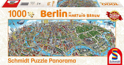 Cityscape Berlin Puzzle 2D 1000 Pieces