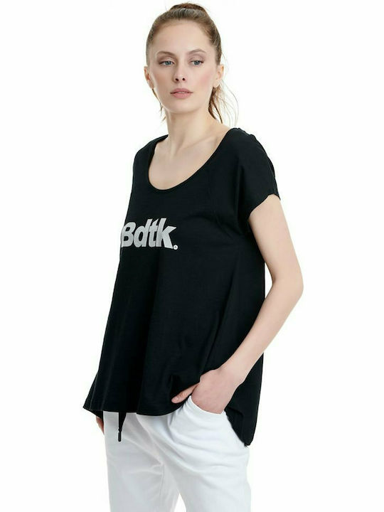 BodyTalk 1201-903628 Γυναικείο Αθλητικό T-shirt Μαύρο