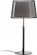 Rendl Light Studio Esplanade Table Πορτατίφ με Γκρι Καπέλο και Μαύρη Βάση