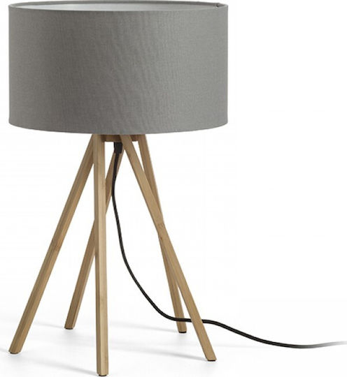 Rendl Light Studio El Paso Πορτατίφ για Ντουί E14 με Γκρι Καπέλο και Καφέ Βάση