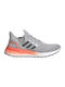 Ultraboost 20 Sport Shoes Running Grey Two / Night Metallic / Signal Coral