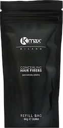 Kmax Milano Fibre de Păr pentru Acoperirea Subțierii Black Edition Șaten Închis 64gr