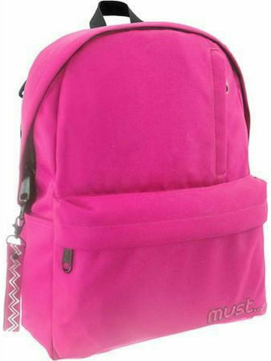 Must Monochrome Rpet Fuchsia Schulranzen Rucksack Junior High-High School in Fuchsie Farbe 22Es