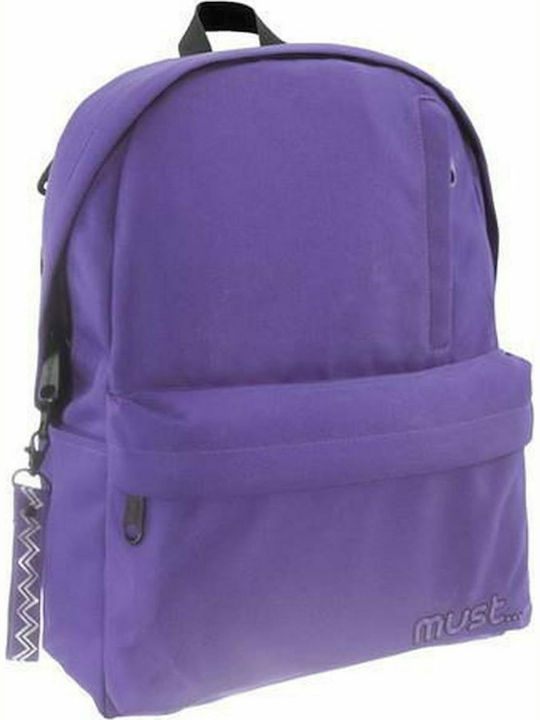 Must Monochrome Rpet Lila Schulranzen Rucksack Junior High-High School in Lila Farbe 22Es