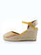 Women's Platform Espadrilles Yellow
