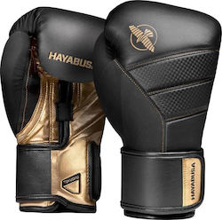 Hayabusa T3 Boxing Gloves for Match Black Black/Gold