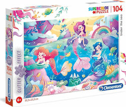 Детски Пъзел Under The Sea за 6++ Години 104бр Clementoni