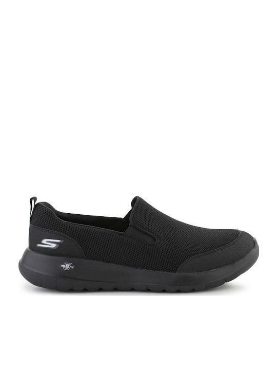 GOwalk Max Clinched Ανδρικά Slip-On Μαύρα