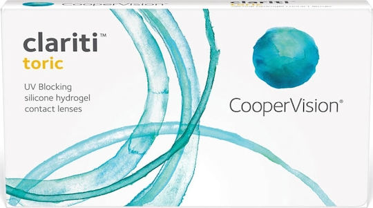 Cooper Vision Clariti Toric 3 Lunar Astigmatici Lentile de Contact Hidrogel de silicon cu Protecție UV