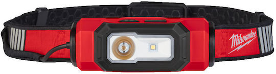 Milwaukee Rechargeable Headlamp LED IP53 with Maximum Brightness 600lm L4 HL-VIS-201