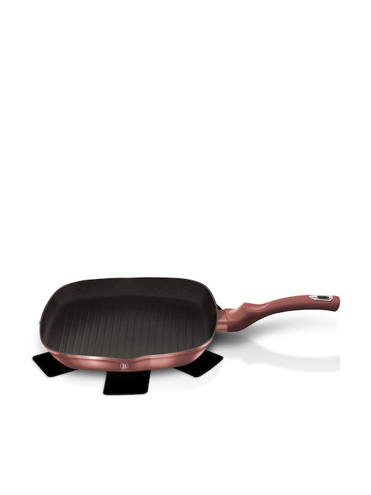 Berlinger Haus i-Rose Collection Grill made of Aluminum with Non-Stick Coating 28cm
