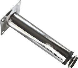 FFG Metallic Furniture Leg with Regulator for Table / Coffee Table / Office 3x3x15cm Silver