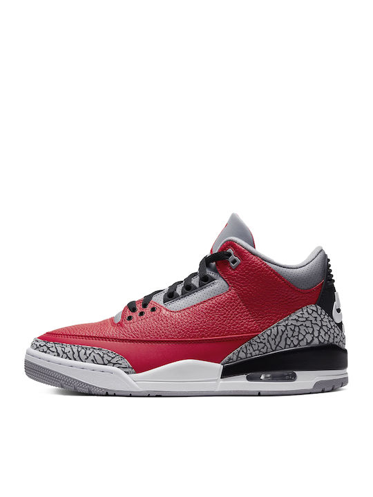 Air  3 Retro Men's Red Sneakers