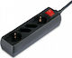 V-TAC Power Strip 4 Positions with Switch and C...