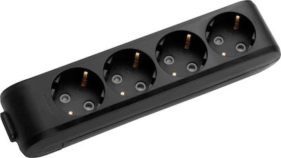 Panasonic 4-Outlet Power Strip Black