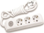 Panasonic Power Strip 3 Positions with Switch and Cable 1.5m