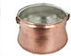 KMBR-038 Copper Stock Pot Capacity 38lt with Diameter 43cm and Height 27cm.
