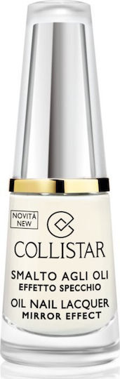 Collistar Oil Nail Lacquer Mirror Effect Glossy Βερνίκι Νυχιών 302 Bianco Latte 6ml