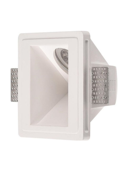 Geyer Square Recessed Spot White