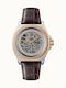 Ingersoll Orville Ανδρικό Ρολόι 46mm Αυτόματο με Καφέ Δερμάτινο Λουράκι