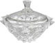 Homestyle Фонтанера Стъклен Fire с Капак 19.5x15см Прозрачен