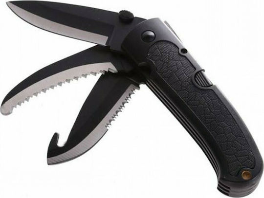 Finder 383 Lock Blade Σουγιάς με Μηχανισμό Κλειδώματος Μαύρος σε Θήκη