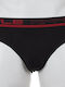 Apple Boxer Herren Slips Black / Red 1Packung