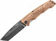 Walther BWK 4 Pocket Knife Black in Leather Sheath