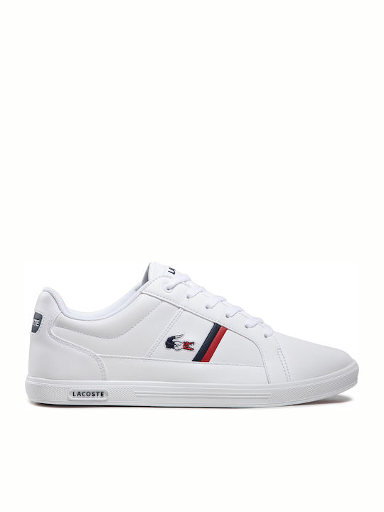 Lacoste Europa Tri1 Ανδρικά Sneakers Λευκά