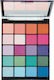 MUA 20 Shade Eye Shadow Palette in Solid Form Tropical Oceana 22gr