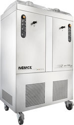 Nemox Gelato 5+5K Crea Twin Επαγγελματική Μηχανή Παγωτού 1.3kW Δαπέδου Παραγωγής 10 kg/h 66x43x105εκ.
