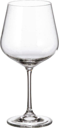 Bohemia Strix Комплект Чаши За Червено Вино На Столчета Кристални 580ml 6 Броя