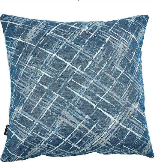 Kentia Dekorativer Kissenbezug Rust Blau 01 50x50cm Kentia Dekorativer Kissenbezug Rust Blau 01 50x50cm