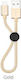 Hoco X35 Braided USB 2.0 Cable USB-C male - USB-A Χρυσό 0.25m HOC-X35c-GD