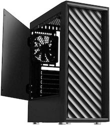 Zalman T7 Midi Tower Κουτί Υπολογιστή με Πλαϊνό Παράθυρο Μαύρο