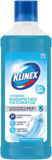Klinex Prospețime Oceanică Lichid de Curățare pentru Podele cu Acțiune de Dezinfectare 1x1l