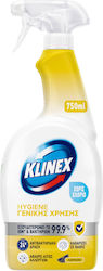 Klinex 4 σε 1 Почистващ Спрей За Обща Употреба с Дезинфекционно Действие Лимон 1x750мл