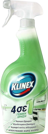 Klinex 4 σε 1 Καθαριστικό Spray Γενικής Χρήσης με Απολυμαντική Δράση 750ml