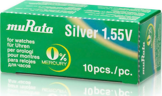Murata 395/399 Batterien Silber-Oxid für Uhren SR57 1.55V 10Stück