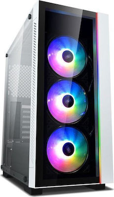 Deepcool Matrexx 55 V3 ADD-RGB 3F Gaming Midi Tower Κουτί Υπολογιστή Λευκό